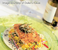Duke's restaurant at Kalapaki Beach, steps from Garden Island Inn image