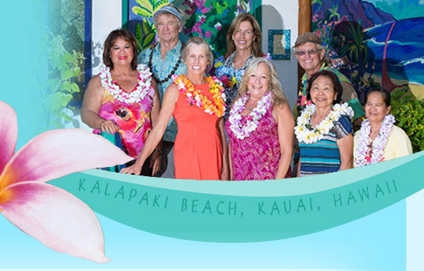Friendly staff at the Garden Island Inn, Lihue, Kauai, Hawaii