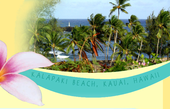 View of Kalapaki Bay from The Garden Island Inn, Lihue, Kauai, Hawaii