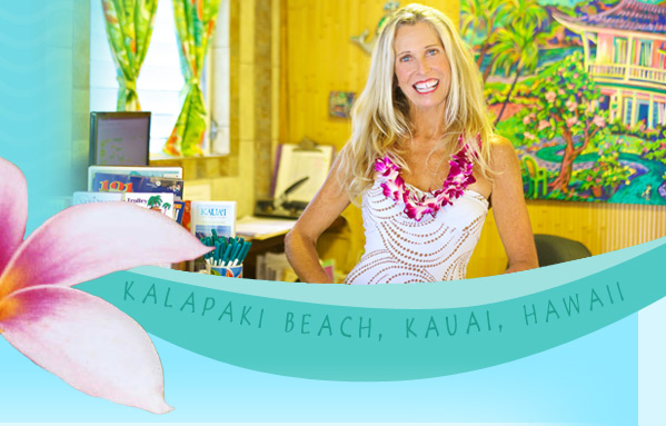 Friendly staff at the Garden Island Inn, Lihue, Kauai, Hawaii